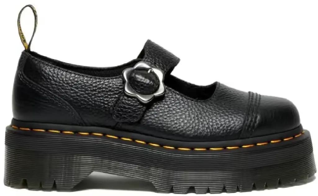 Giày Dr. Martens Addina Flower Buckle 'Black' 27644001