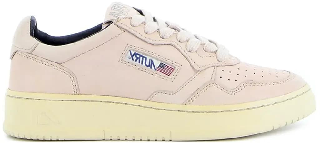 Giày Autry Medalist Low Goatskin 'Ivory' AULW-GG02