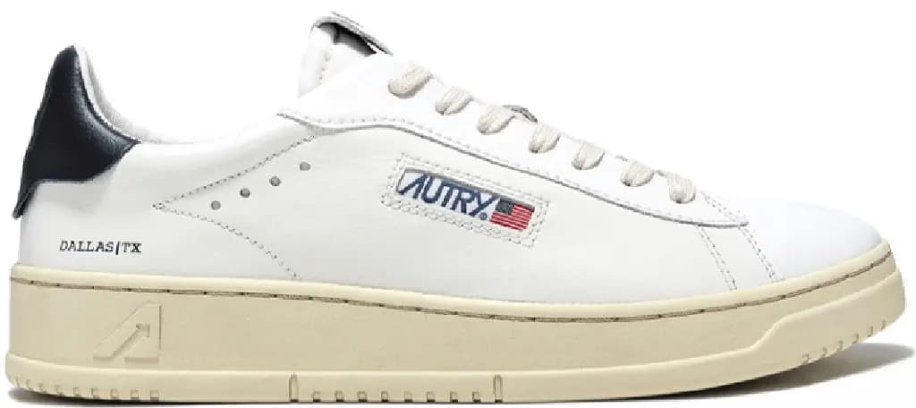 Giày Autry Dallas Low Leather 'White Blue' ADLW-NW05