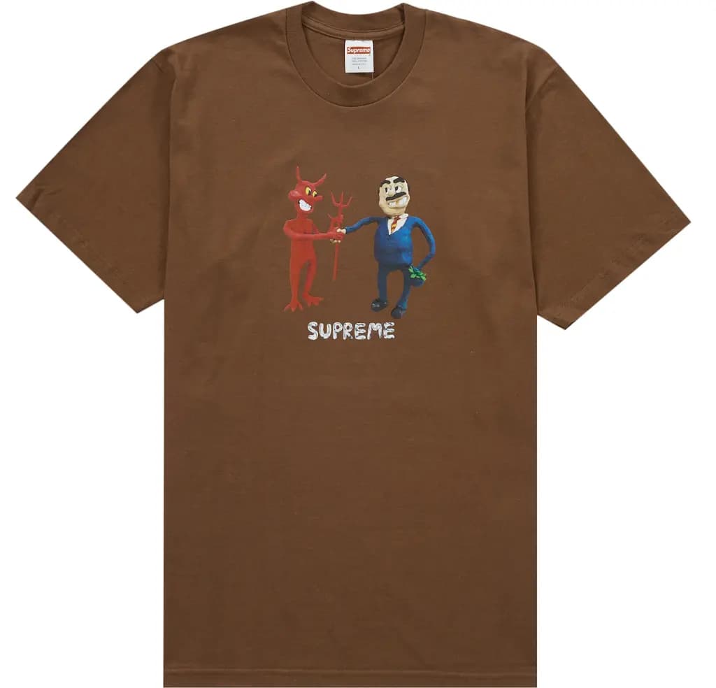 Áo Supreme Business Tee 'Brown'