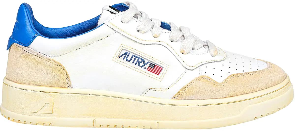 Giày Autry Super Vintage Medalist Low 'Blue White' AVLM-YL03