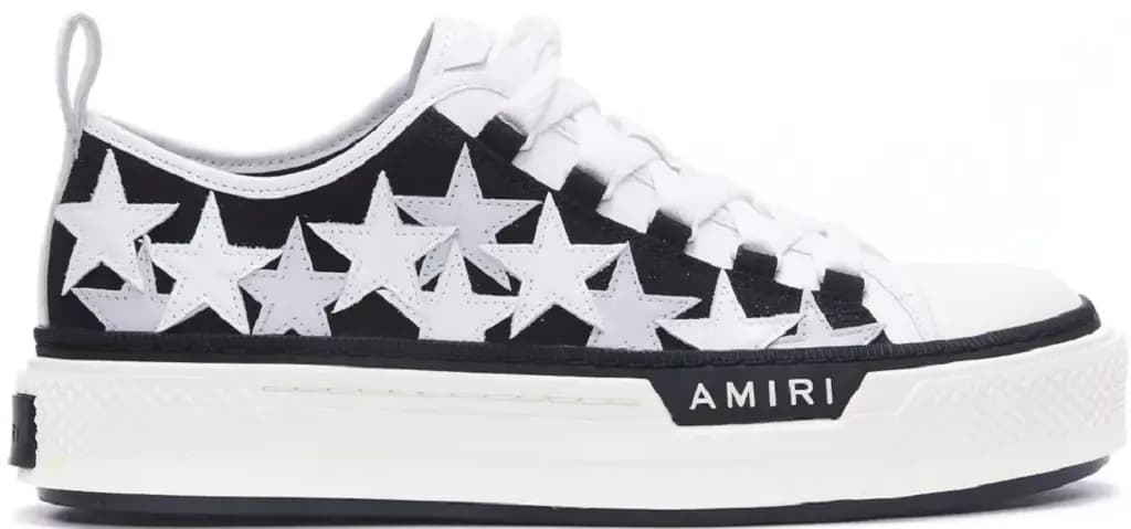 Giày Amiri Stars Court Low 'Black' MFS014-001 Giày Amiri Stars Court Low 'Black' MFS014-001