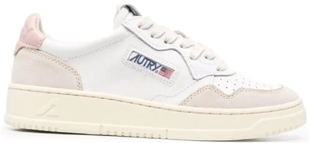 Giày Autry Dallas Low Leather 'White Pink' ADLW-NW07