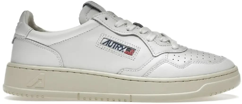 Giày Autry Medalist Low Leather 'White' AULM-LL15