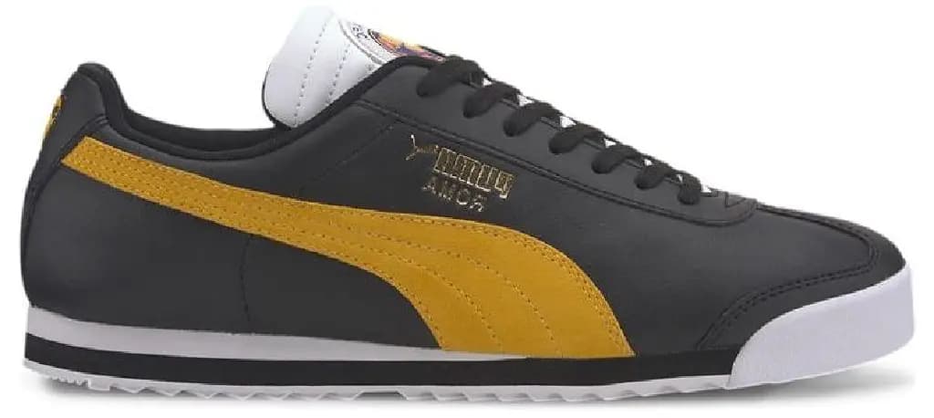 Giày Puma Roma Classic Running 'Black Yellow' 371615-01