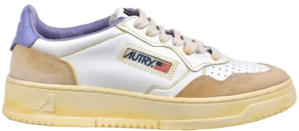 Giày Autry Super Vintage Low 'White Lavender' AVLW-YL04