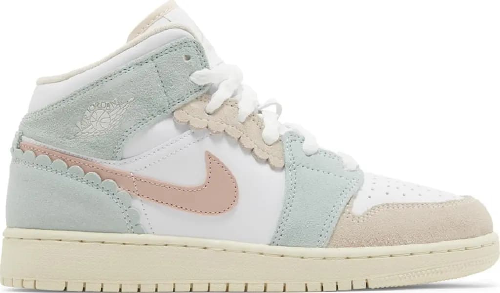 Giày Nike Air Jordan 1 Mid SE GS 'Scalloped Edge' DZ5361-100
