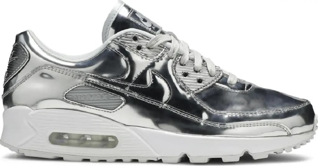 Giày Nike Air Max 90 'Metallic Pack Chrome' CQ6639-001
