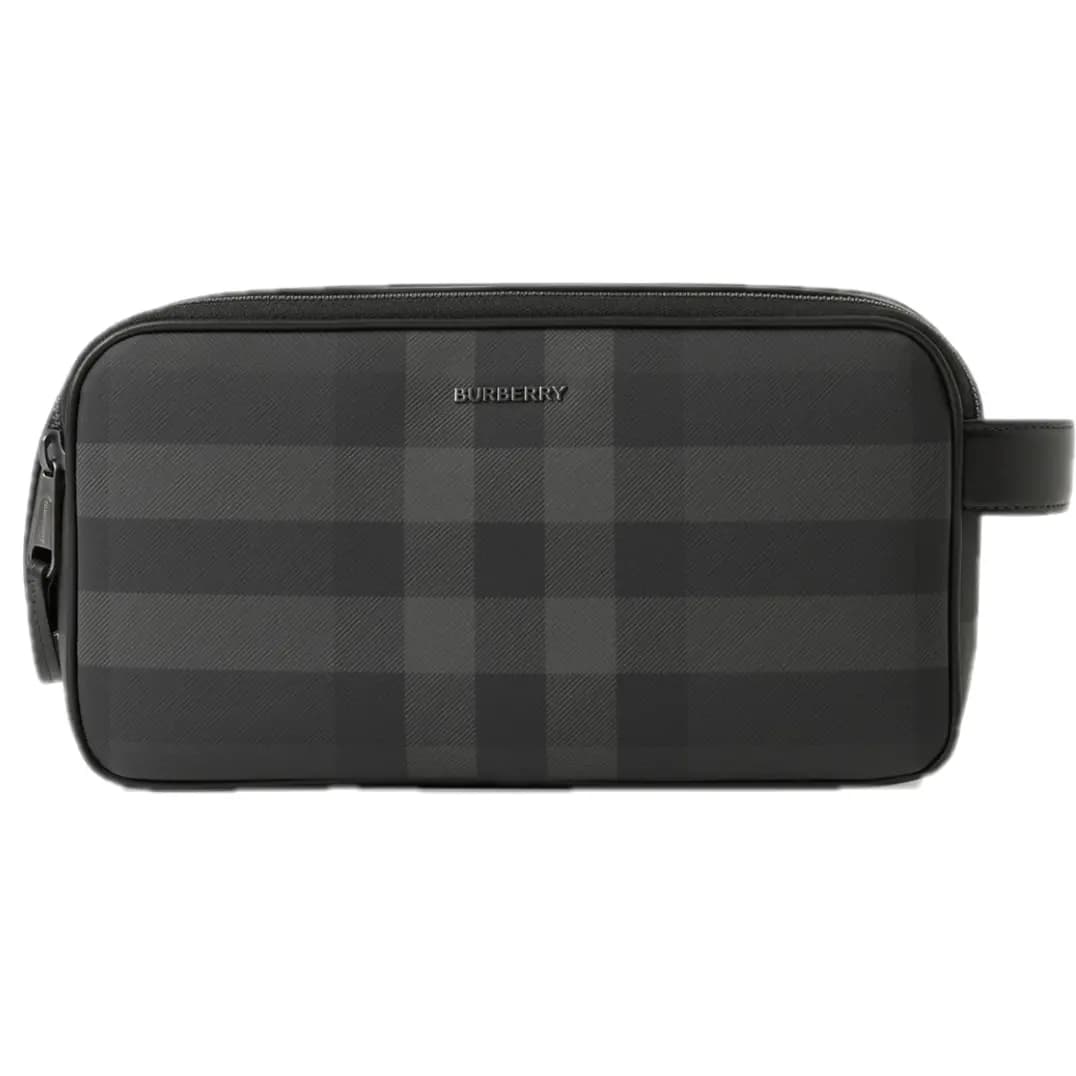 Túi Burberry Travel Pouch 'Charcoal' 80718541