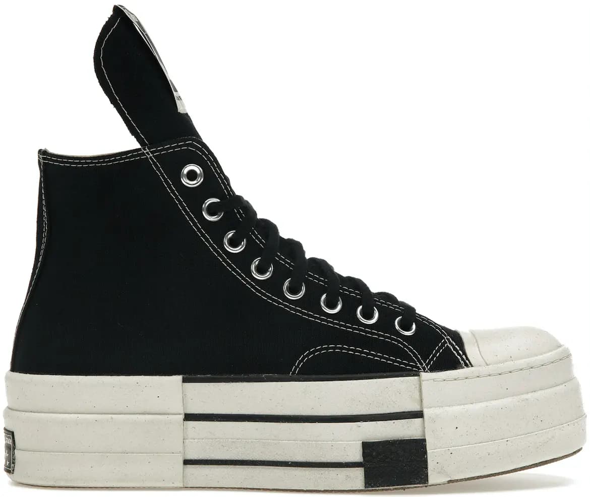 Giày Converse Rick Owens x Drkshdw Dbl Drkstar Chuck 70 High 'Black' A04954C