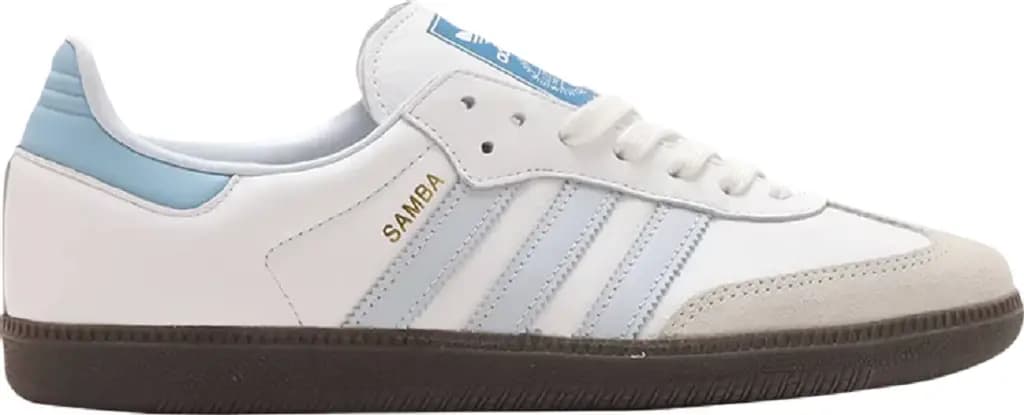 Giày Adidas Samba OG 'White Halo Blue' ID2055
