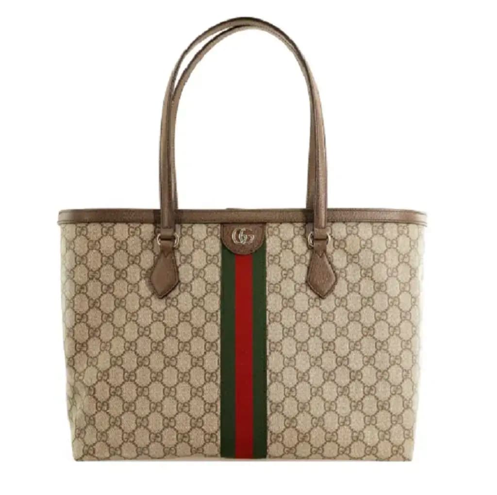 Túi Gucci Ophidia GG Medium Tote In 'Beige &amp; Ebony' 63168596IWB8745
