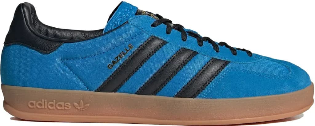 Giày Adidas Gazelle Indoor 'Bright Blue Black Gum' IG4998