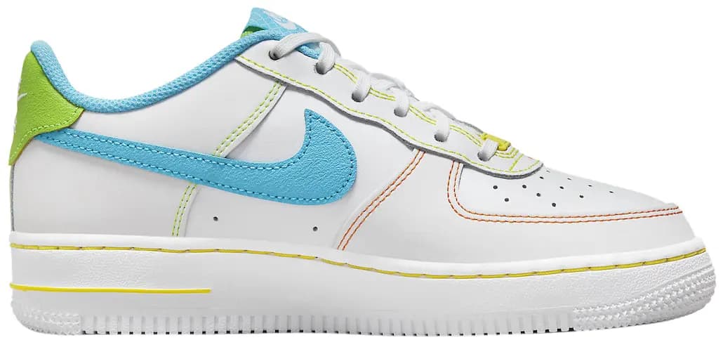 Giày Nike Air Force 1 Low GS 'Rainbow Stitch' FJ4614-100