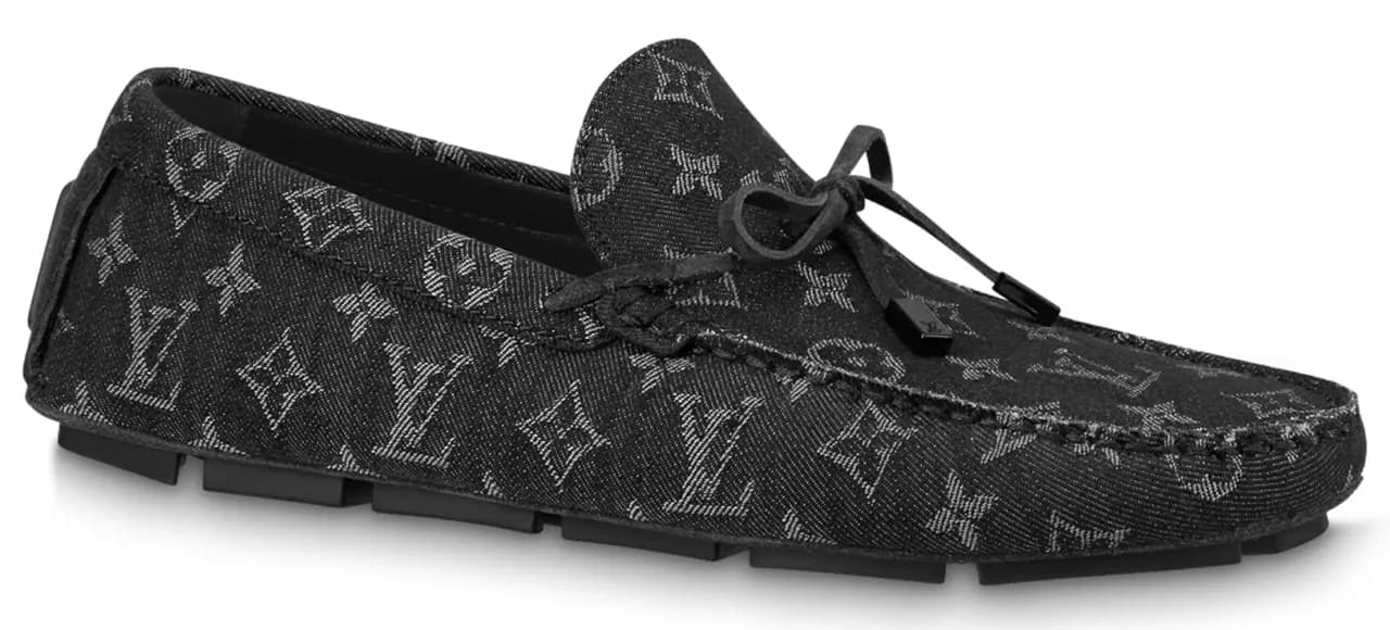 Giày Louis Vuitton LV Driver Moccasin 'Black' 1ABF4Z