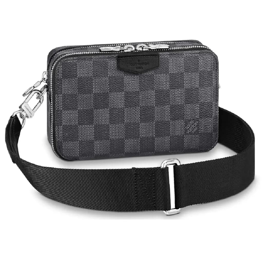 Túi Louis Vuitton Alpha Wearable Wallet 'Silver' N60418