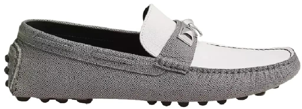 Giày Hermes Irving Loafer 'Gris Blanc' H231932ZH30405