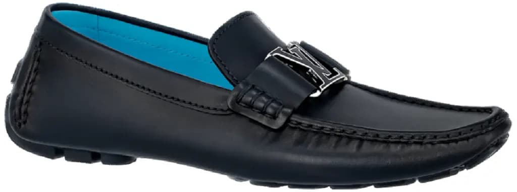 Giày Louis Vuitton Monte Carlo Moccasin 'Marine' 1ABMOQ