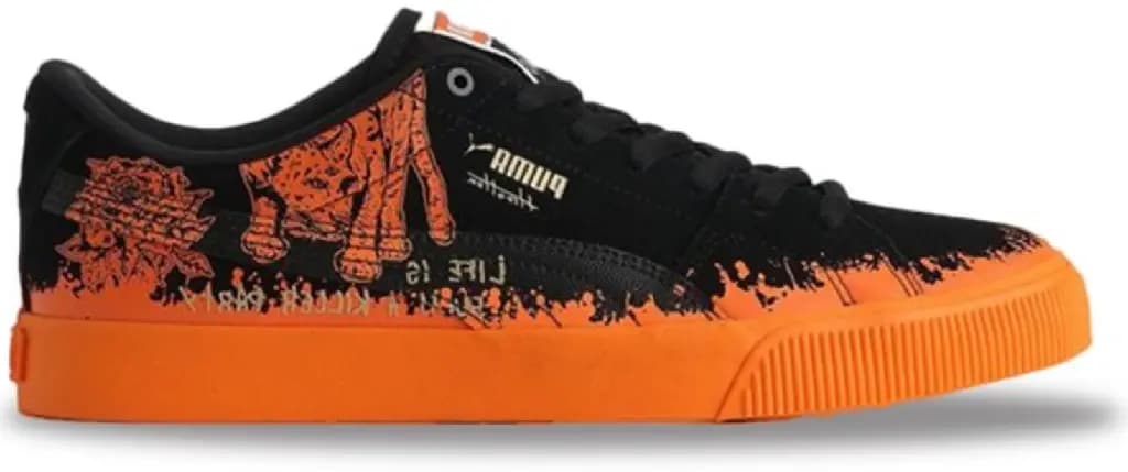 Giày Puma Suede Skate x Hirotton 'Black Orange' 389993-01