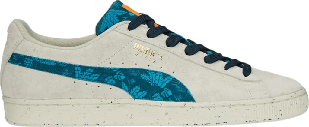 Giày Puma Suede Gentle Jungle 'Cream Blue' 390057-01