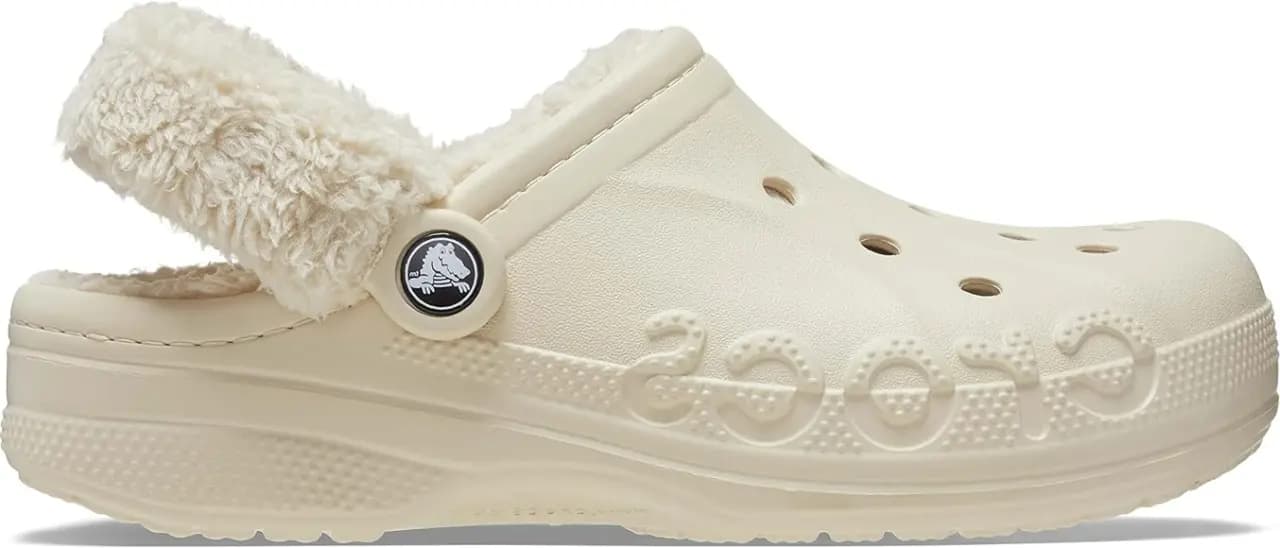 Dép Crocs Baya Lined Strap Clog 'Cream' 206633-11S