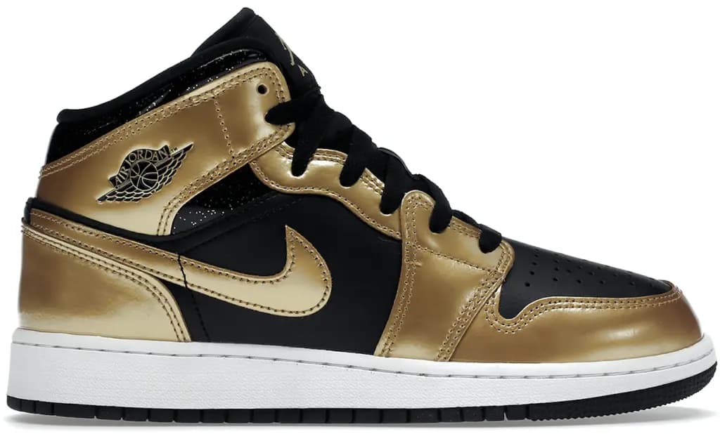 Giày Nike Air Jordan 1 Mid SE 'Metallic Gold Black' DR6967-071