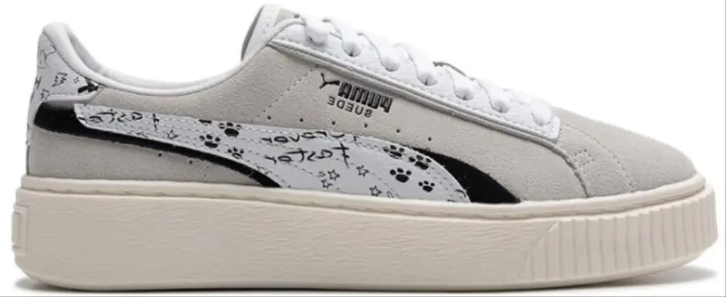 Giày Puma Suede Platform Draw 'Grey' 395904-02