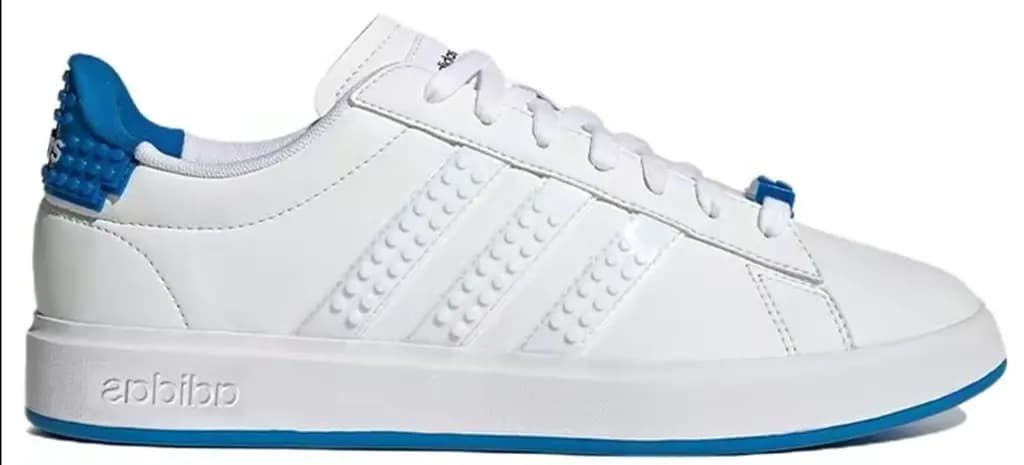 Giày Adidas Grand Court x Lego 2.0 'White Shock Blue' GW7178
