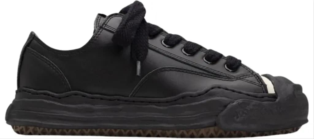 Giày Maison Mihara Yasuhiro Hank OG Sole Leather Low 'Black' A05FW704-BLKBLK