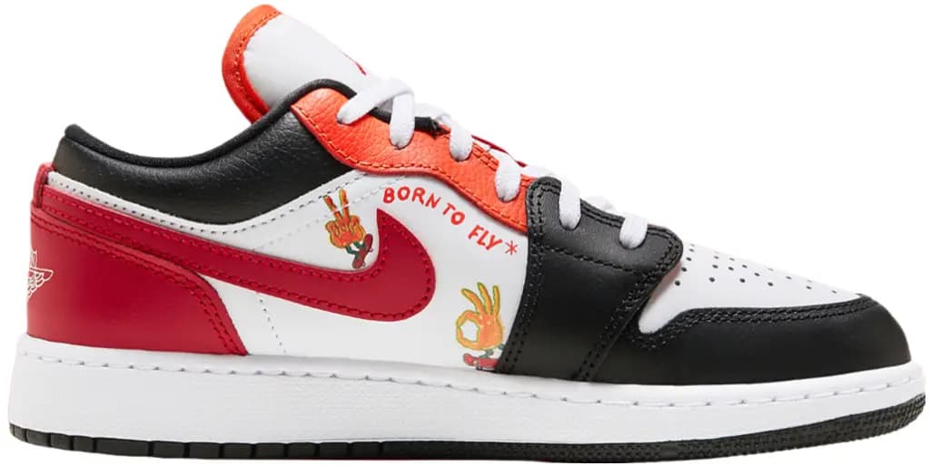 Giày Nike Air Jordan 1 Low SE 'Just Skate Red' FJ7222-101