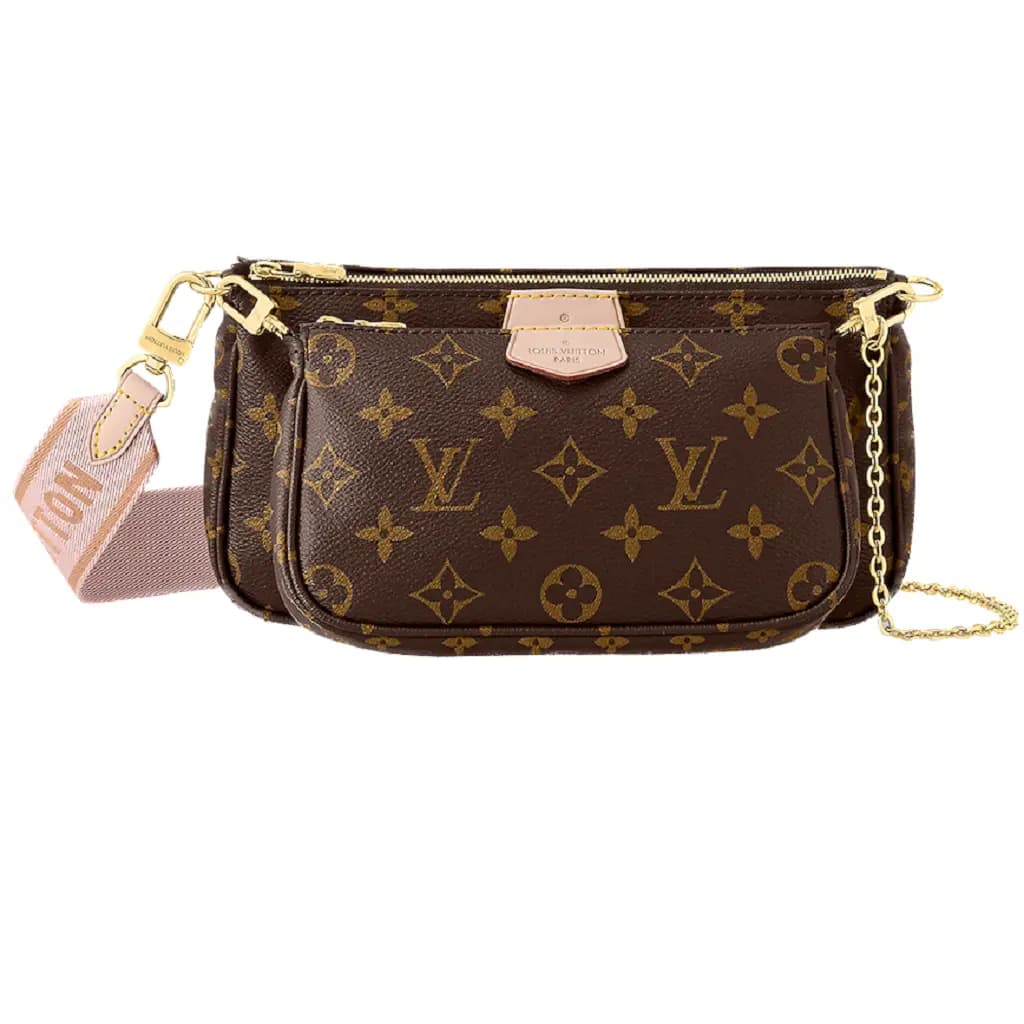 Túi Louis Vuitton Multi Pochette 'Rosa Chiaro' M44840