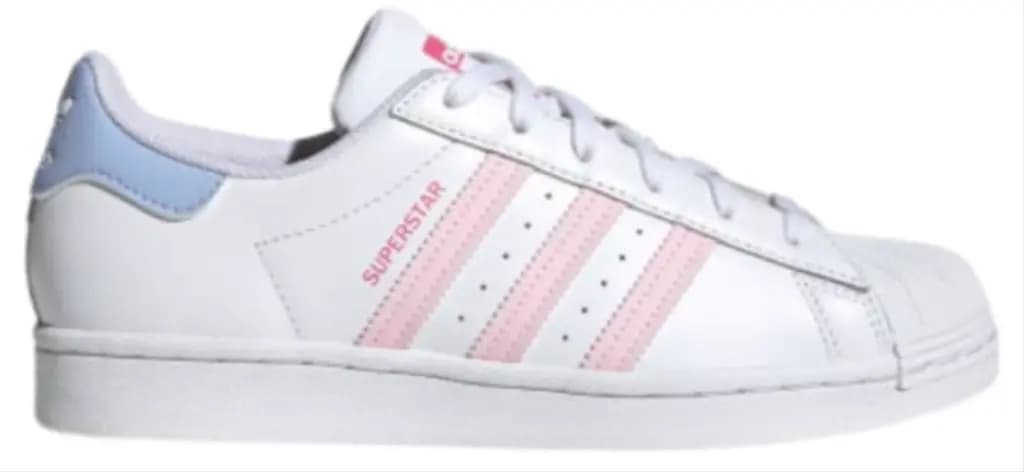 Giày Adidas Superstar 'White Pink' HQ1906