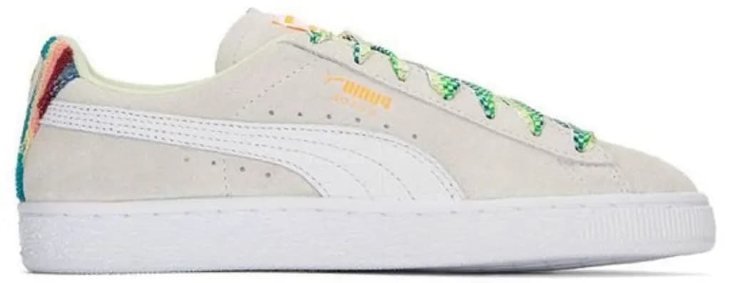 Giày Puma Suede Classic Just For Fun 'White Green' 390503-01
