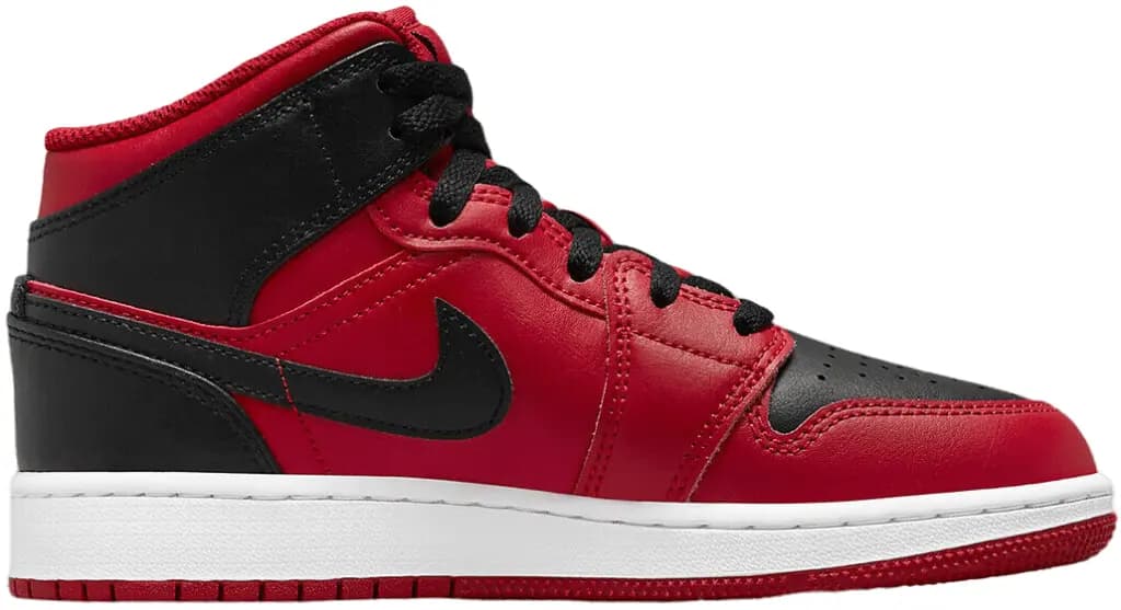 Giày Nike Air Jordan 1 Mid GS 'Reverse Bred' 554725-660