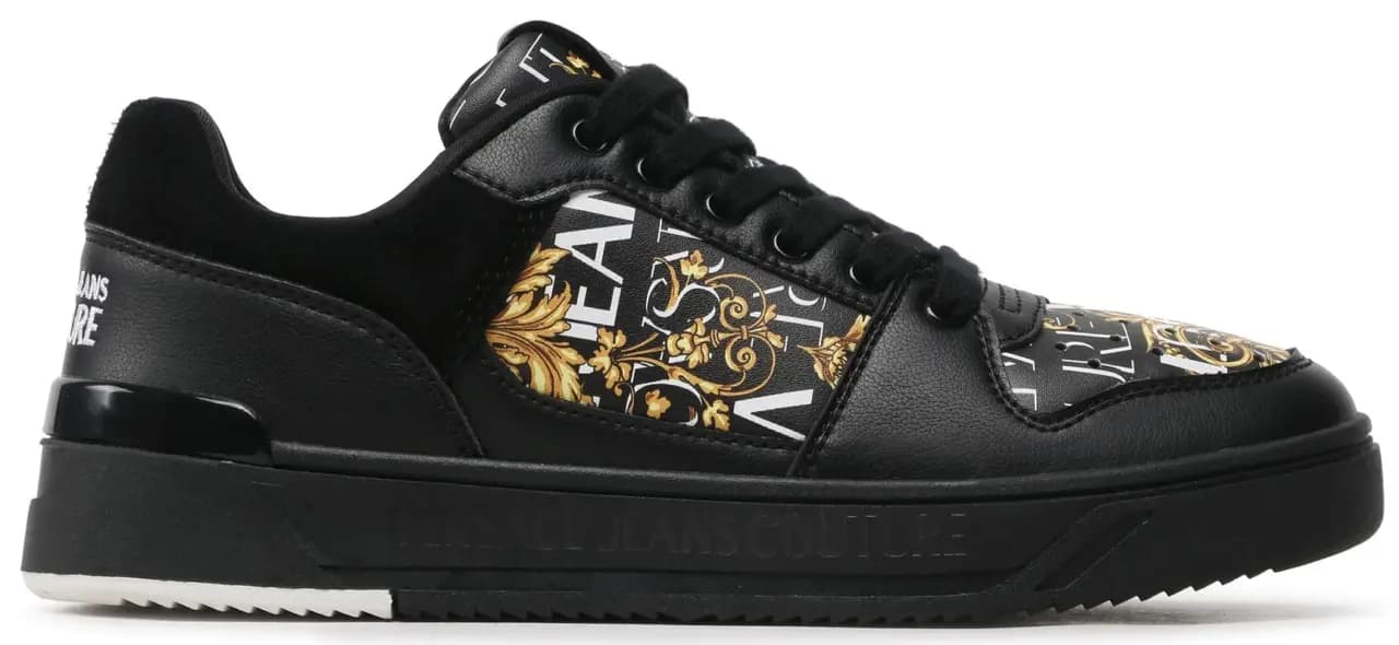 Giày Versace Jeans Trim 'Black Gold' 73YA3SJ1-ZP146-G89