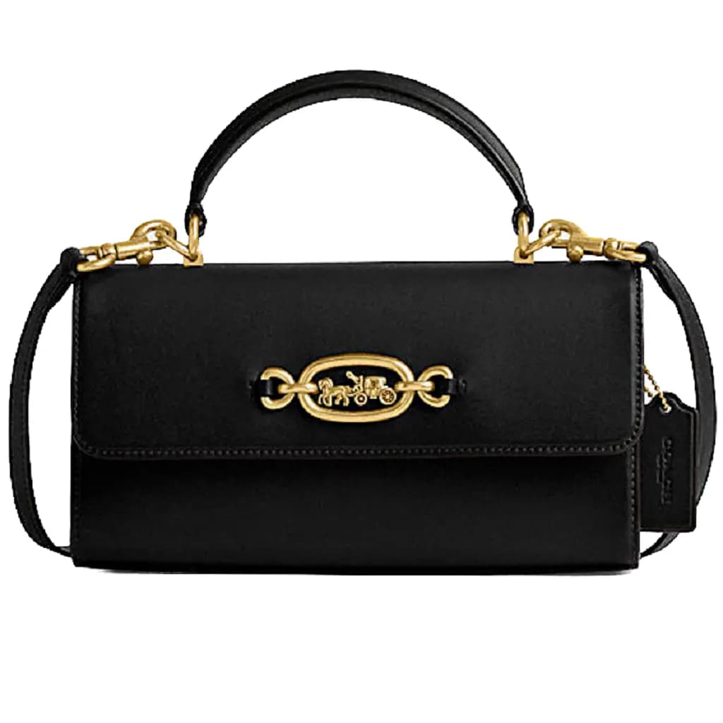Túi Coach Harlow Top Handle 'Black' CM701-B4-BK