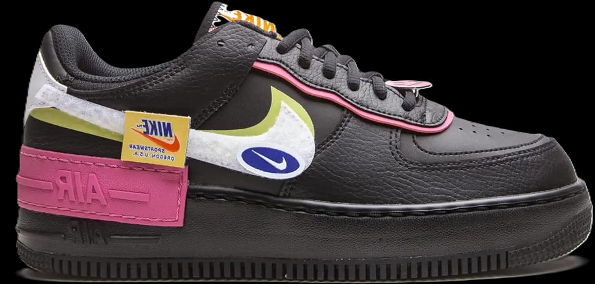 Giày Nike Air Force 1 Low Shadow 'Black Pink' CU4743-001