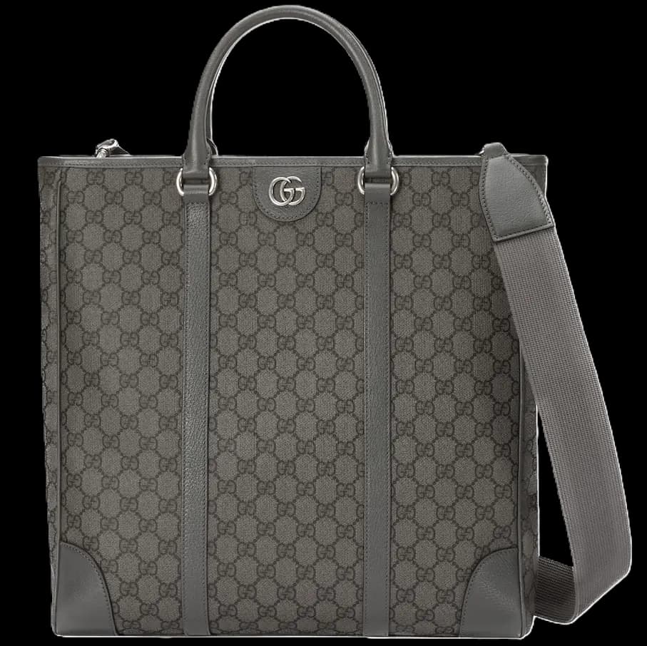 Túi Gucci Ophidia Medium Tote Bag 'Grey Black' ‎763316-FACJY-1244