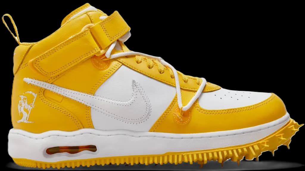 Giày Nike Air Force 1 Mid SP 'Off White Varsity Maize' DR0500-101