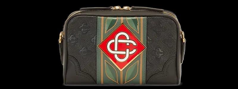 Túi Casablanca Monogram Crossbody 'Black' AF22-BAG-002-01