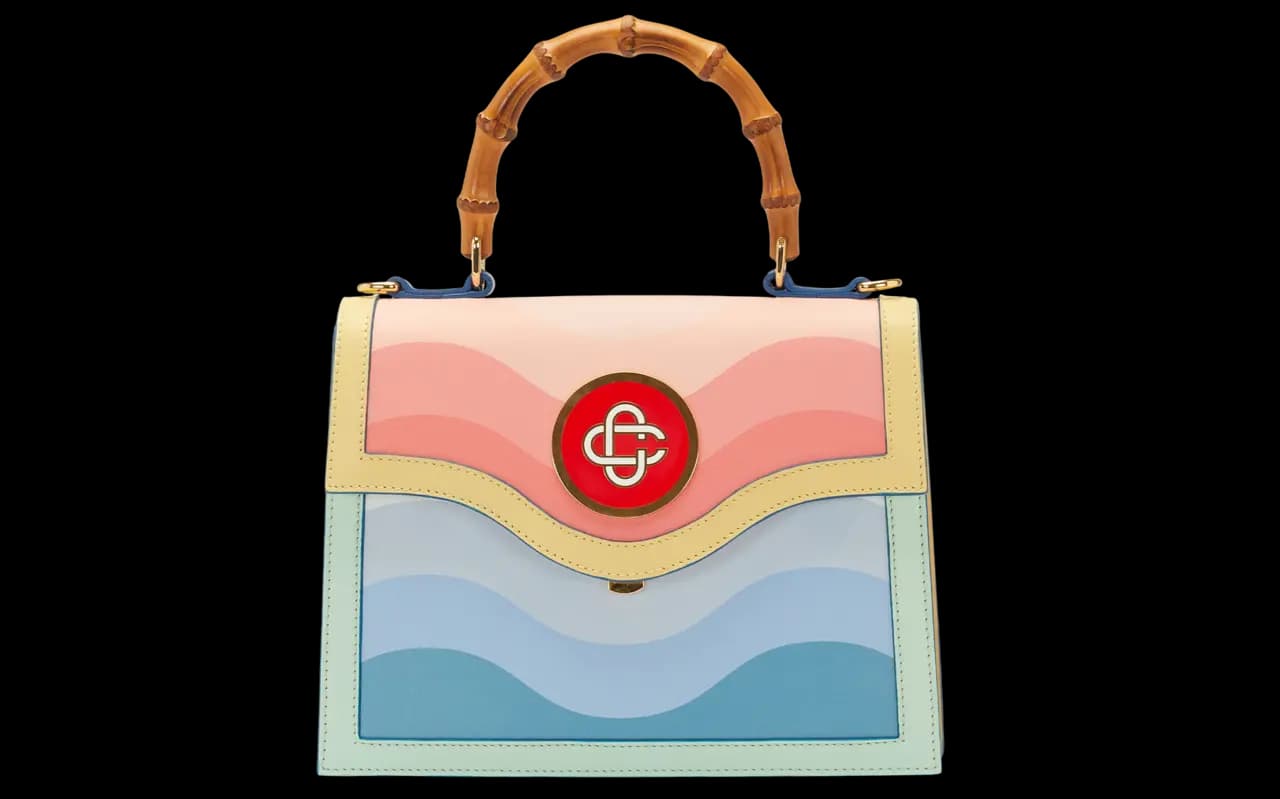 Túi Casablanca Memphis Jeanne 'Pink Blue' AS22-BAG-003