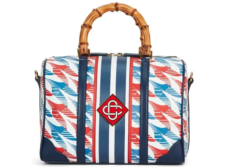 Túi Casablanca Houndstooth Weekender 'Navy' AF22-BAG-016-01