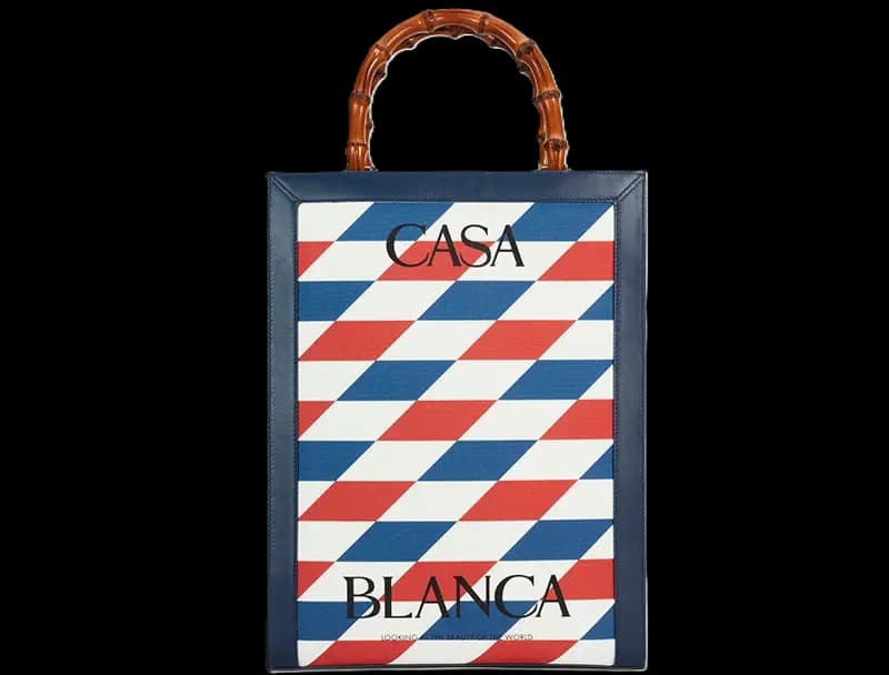 Túi Casablanca Casa Canvas Tote 'Navy' AF22-BAG-009-02