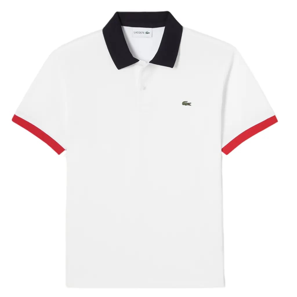 Áo Lacoste Polo Short Sleeve BBR 'White' PH896E-52G-001