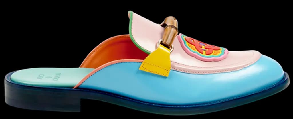 Giày Casablanca Monogram Memphis Mule 'Rainbow' AS23-FW-007-04