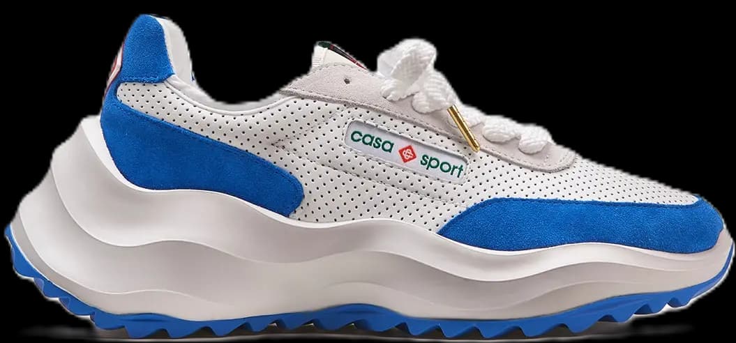 Giày Casablanca Atlantis Sneaker 'White Blue' AF22-SNK-002-05