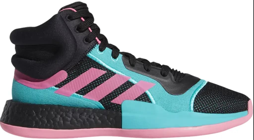 Giày Adidas Marquee Boost 'Black Shock Pink Aqua' EH2373