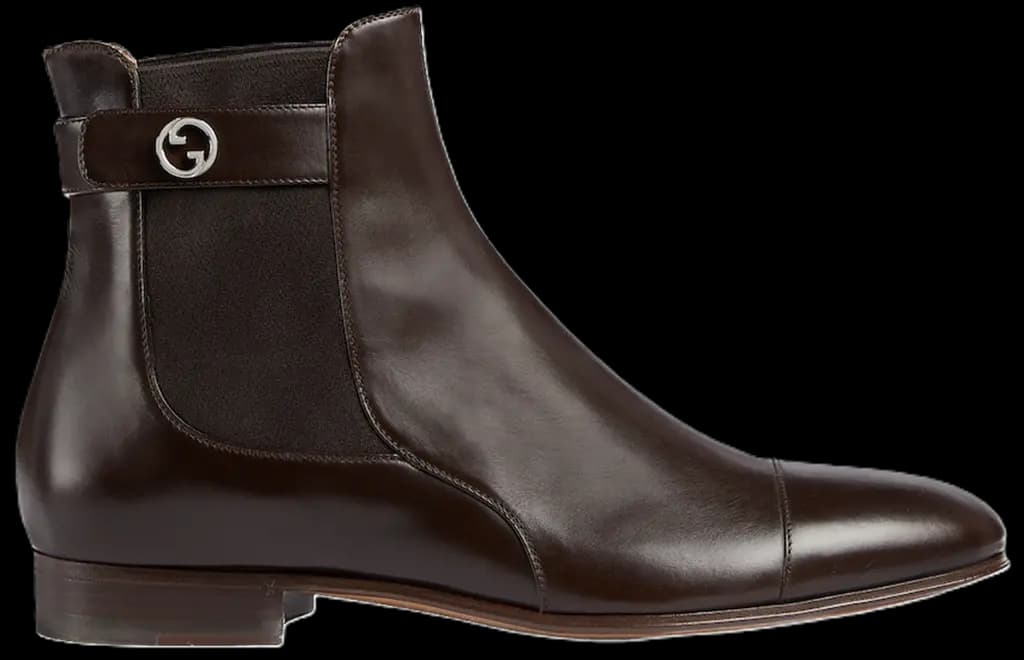 Giày Gucci Blondie Ankle Boot 'Brown' 757777-06F80-2140