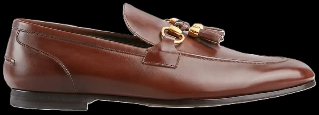 Giày Gucci Jordaan Loafer Leather 'Brown' 758068-AACRW-2103