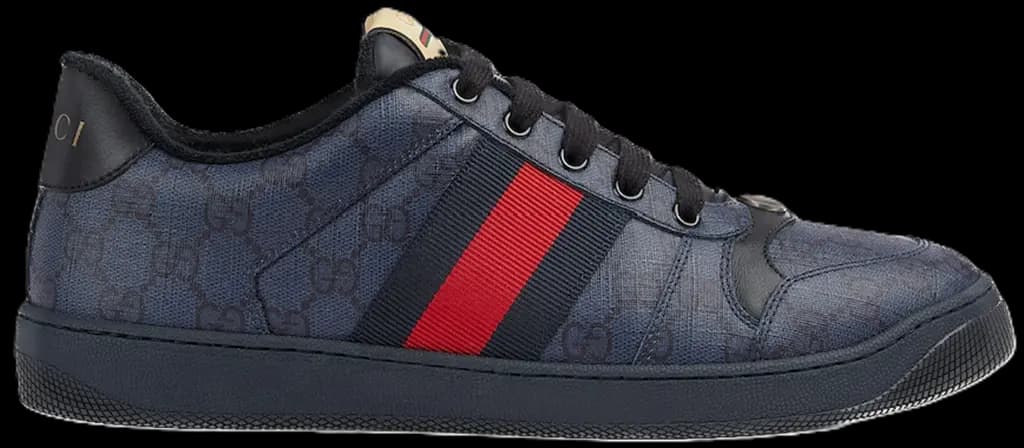 Giày Gucci Screener Sneaker 'Dark Blue' 763525-FACMI-8443